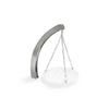 Potence de barbecue pour brasero 100, acier inoxydable