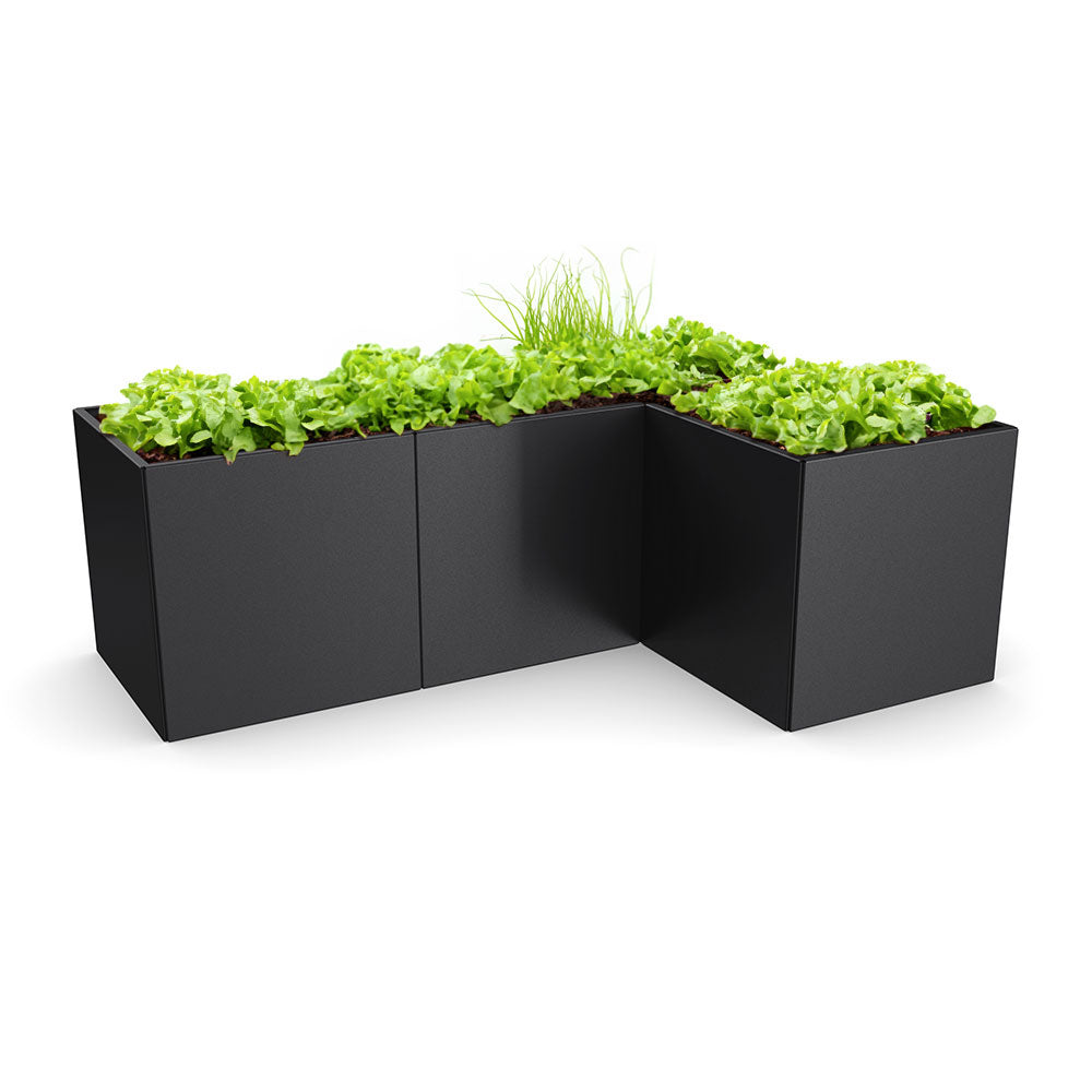 Hochbeet LForm, RAL 7016 Swiss Made, Flexibel & Robust Creasteel