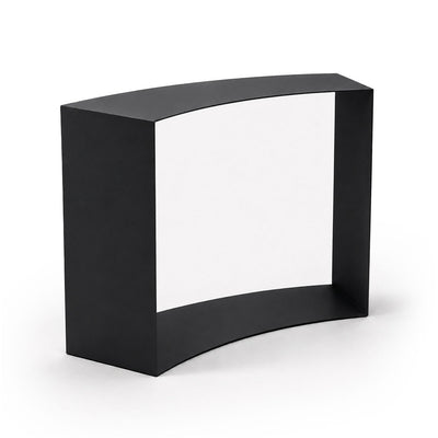 Kaminholzregal rund, Edelstahl Schwarz